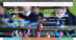 Desktop Screenshot of colegiovalleinclan1.es